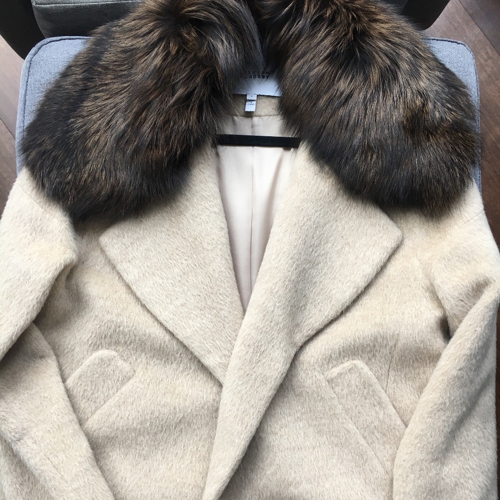 Derek Lam Fur 10 Crosby Coat